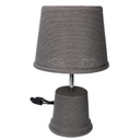 Lampada carta grigio tondo  cmø25h40