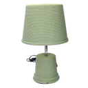 Lampada carta verde tondo  cmø25h40