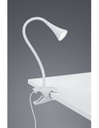 Lampada da Scrivania Led Viper Bianco Con Pinza H35 cm Trio Lighting