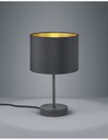 Lampada da Tavolo Hostel Metallo Nero-Oro Ø20 cm Trio Lighting