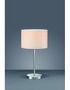 Lampada da Tavolo Hotel Metallo Paralume Bianco Ø30 cm Trio Lighting