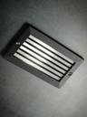 Lampada da incasso in alluminio pressofuso con diffusore in vetro satinato bianco