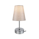 Lampada da tavolo Estelya AZ1068 cromo beige EFFEZ