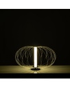 Lampada da tavolo LED in metallo oro Mizar STS