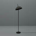 Lampada da terra paralume in cartone riciclato nero D34xD34x160h cm