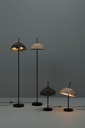 Lampada da terra paralume in cartone riciclato nero D34xD34x160h cm