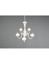 Lampadario Bianco 5 Luci Con Catena Elsa Trio Lighting