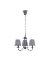 Lampadario Camera da Letto 3 Paralumi Grigi Cortez Trio Lighting