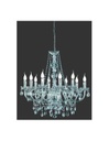 Lampadario Classico 10 Luci Lüster Cromo Pendenti Decorativi Trio Lighting