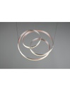 Lampadario Vortice Moderno Yara Nichel Led Dimmer Trio Lighting