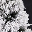 Albero monte bianco verde innevato cmø100h150 con 489 rami base in metallo