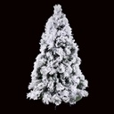 Albero monte bianco verde innevato cmø100h150 con 489 rami base in metallo