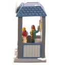Lemax The Knit 'N Needle Yarn Shop - Il Negozio Di Filati &quot;The Knit 'N Needle&quot; Gioco invernale decorazione per villaggio Natale