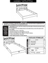 Letto nodi matrimoniale bianco 160x195x115h cm