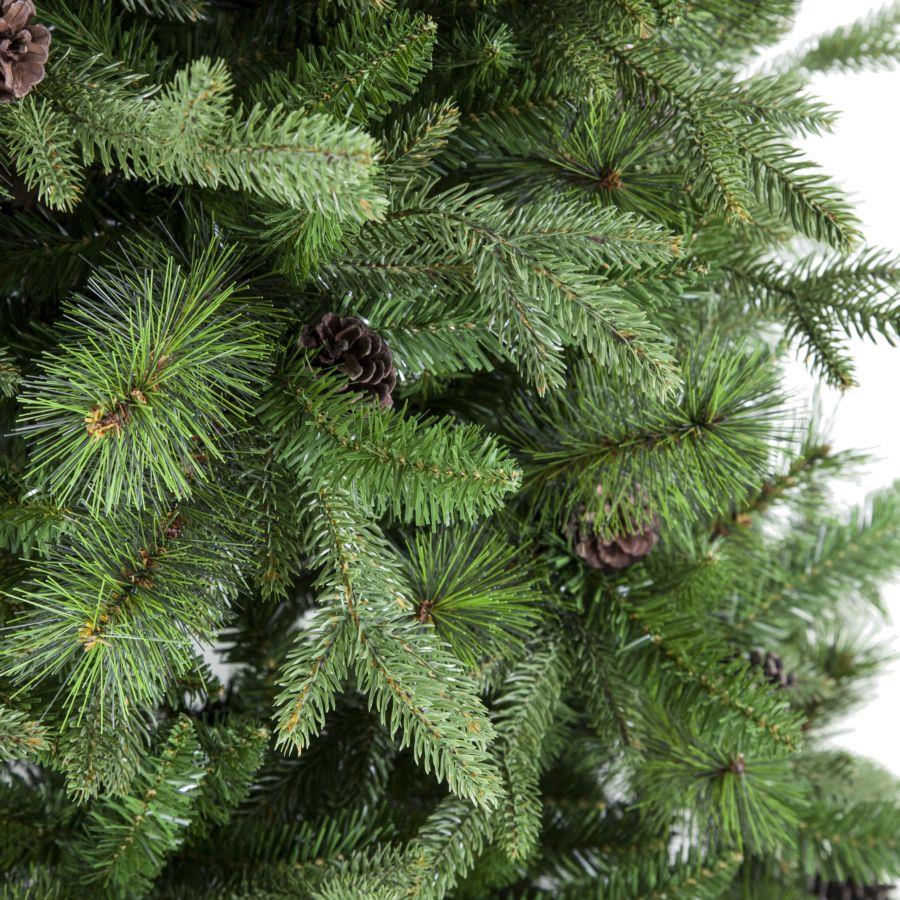 Albero sinai verde c-pigne cmø117h180 con 1750 rami