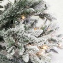 Albero tallinn innevato 1167 rami 300 LED verde cm ø112h210