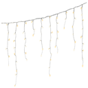 Luci di natale icicle 630 Led 11,8 metri bianco caldo
