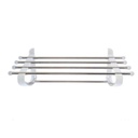 Mensola da bagno in alluminio bianco Dimensione 50 x 29.5 x 20 cm