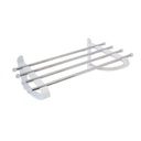 Mensola da bagno in alluminio bianco Dimensione 50 x 29.5 x 20 cm