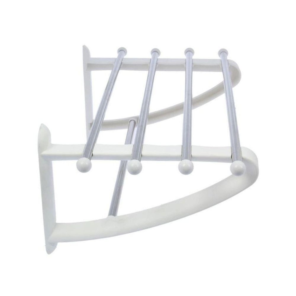 Mensola da bagno in alluminio bianco Dimensione 50 x 29.5 x 20 cm