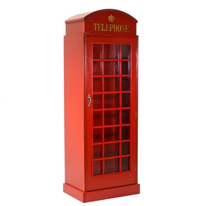 Mobile cabina telefonica rosso h180 cm