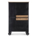 Mobile industrial con ruote 6 ante 2 cassetti Liverpool