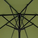 Ombrellone Kalife 3 metri Olive