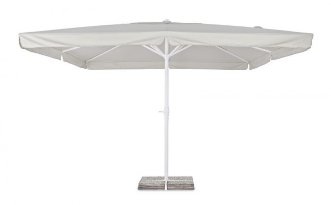 Ombrellone alluminio bianco grigio chiaro Alghero