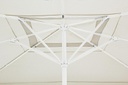 Ombrellone alluminio bianco grigio chiaro Alghero