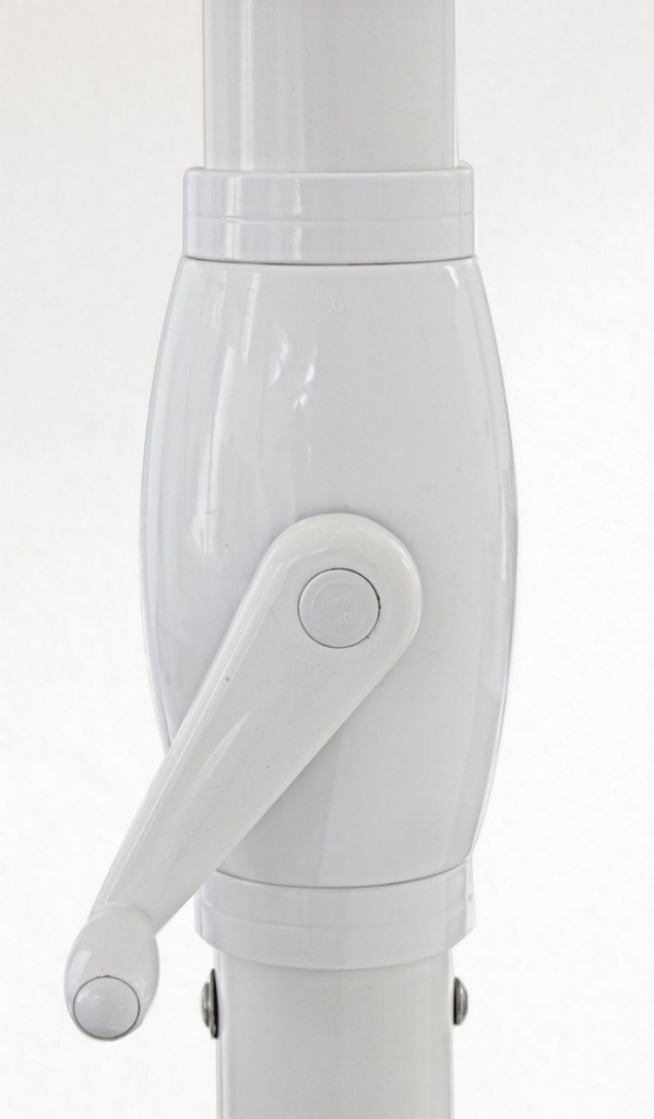 Ombrellone alluminio bianco grigio chiaro Alghero