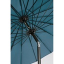 Ombrellone da giardino Atlanta cm 270x h240 con snodo Antracite-Pavone