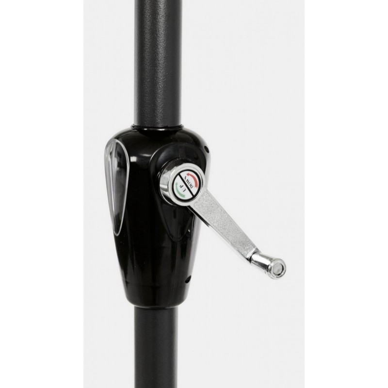 Ombrellone da giardino Atlanta cm 270x h240 con snodo Antracite-Tortora