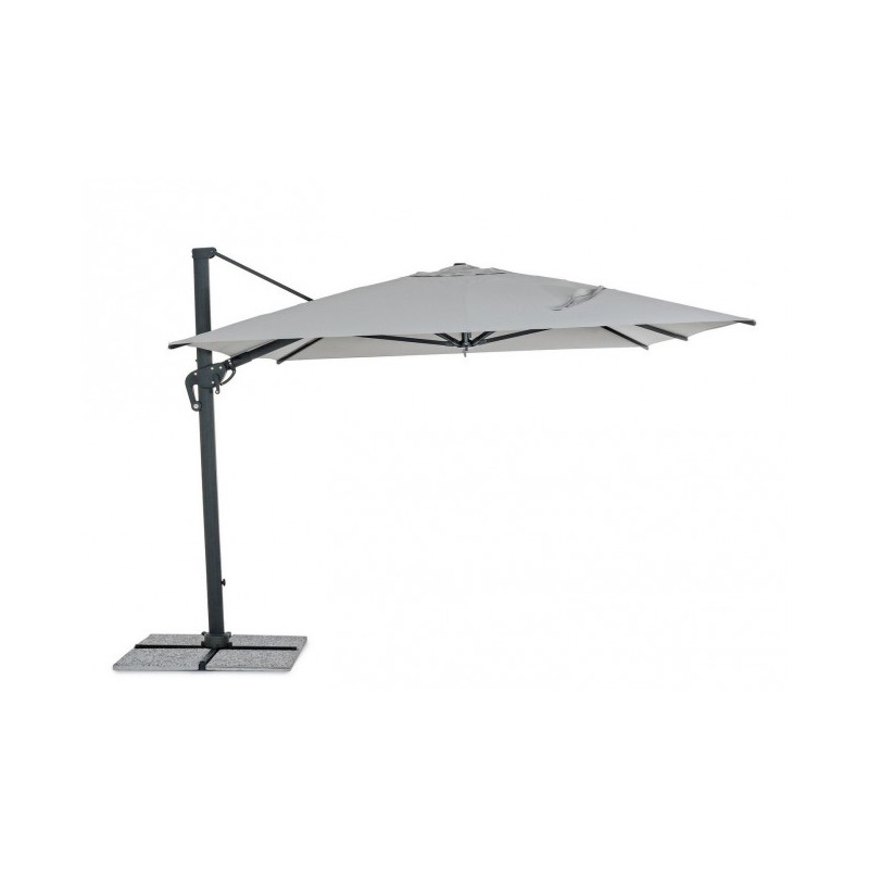 Ombrellone da giardino con braccio a 360° INES 300x400x h265 cm iperbriko