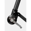 Ombrellone da giardino con braccio a 360°Texas cm 300x h260 Antracite-Olive iperbriko