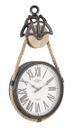 Orologio in ferro da parete Charles carrucola