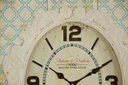 Orologio ovale bordo legno ew-1008 cm. 42 x 4