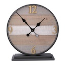 Orologio tavolo legno metallo cm 43