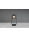 Paletto Lanterna Cilindro Vetro Lunga Antracite IP44 Sensore Crepuscolare Trio Lighting