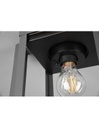 Paletto Lanterna Cilindro Vetro Lunga Antracite IP44 Sensore Crepuscolare Trio Lighting