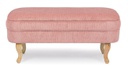 Panca Contenitore Rosa apribile portatutto cm 102
