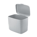Pattumiera organico Guzzini Bio Wasty grigio opaco
