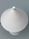 Lampada da tavolo in metallo bianco D25xD25x45h cm