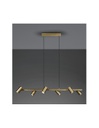 Lampadario 6 Faretti GU10 Orientabili Marley Ottone Invecchiato Trio Lighting