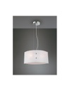 Lampadario Cucina Sospensione Vetro Chiaro Elisa 2xE27 Trio Lighting