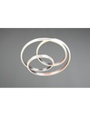 Lampadario Vortice Moderno Yara Nichel Led Dimmer Trio Lighting
