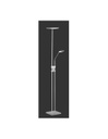 Piantana 2 Led Luke Nichel Luce Orientabile Trio Lighting