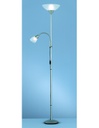 Piantana Con Spot da Lettura Dimmerabile Erzwo Titanio Ø28 cm Trio Lighting