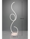 Piantana Da Salotto Moderna Bianca Led Dimmer Jive Trio Lighting