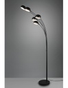 Piantana In Metallo Nero Bracci Ad Arco Dito 5xE14 Trio Lighting