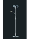 Piantana Led Con Luce Spot da Lettura Dimmerabile Quebec Nichel Trio Lighting